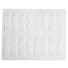 Molde bombones lenguas de gato 7,5 cm (16 cavidades)