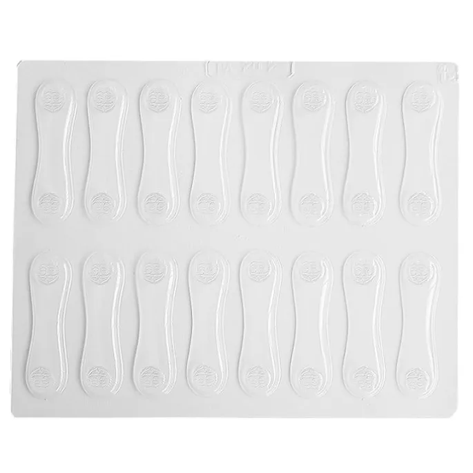 Molde bombones lenguas de gato 7,5 cm (16 cavidades)