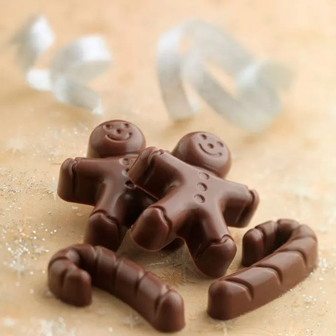 Molde bombones Mr. Ginger - Silikomart