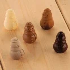 Molde bombones muñecos de nieve - Silikomart