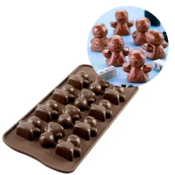 Molde bombones Muñequitos expresivos - Silikomart