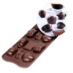 Molde bombones Tea time - Silikomart