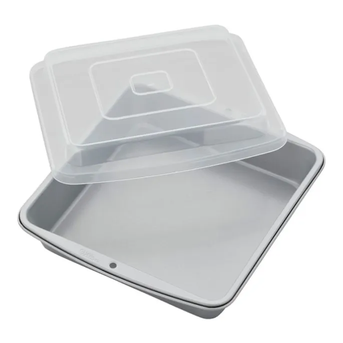 Molde brownie con tapa 22,5 x 22,5 cm - Wilton