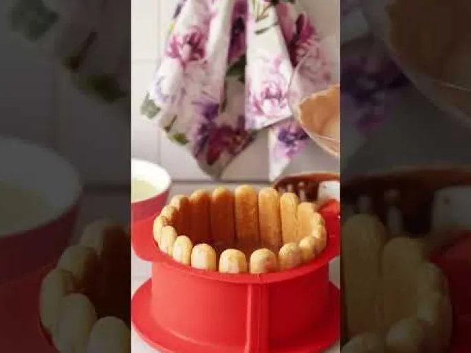 Molde Charlotte redondo desmontable con plato de cerámica 18 cm - Lékué