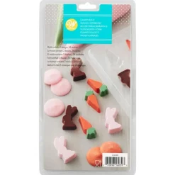 Molde 24 conejos y zanahorias para candy melts - Wilton