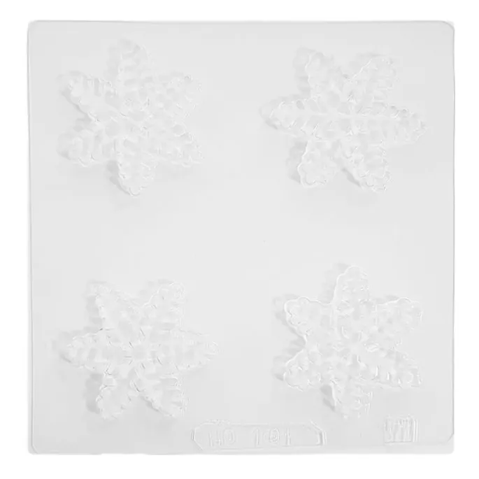 Molde copos de nieve 5,5 cm (4 cavidades)