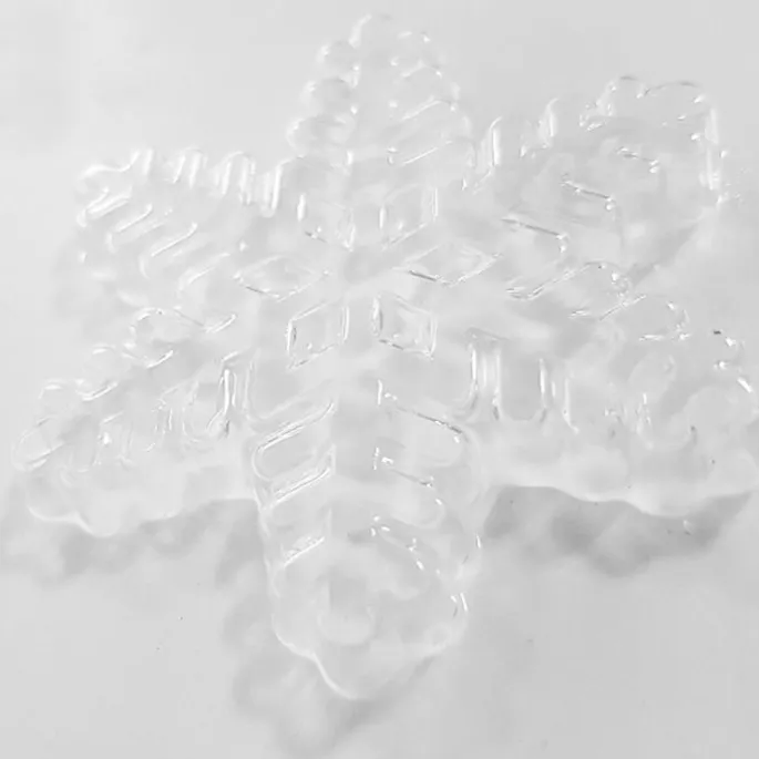 Molde copos de nieve 5,5 cm (4 cavidades)