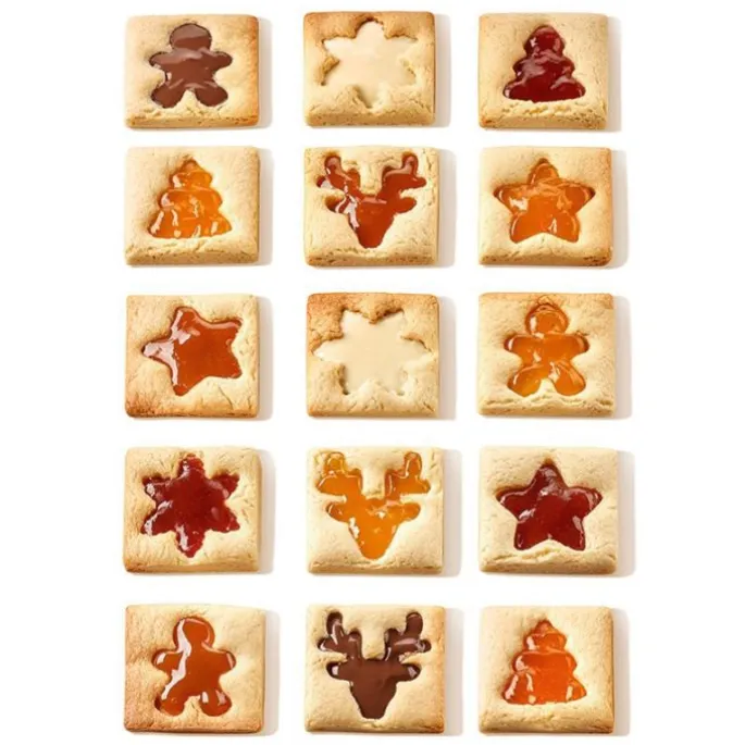 Molde cortador y marcador Navidad Voilà Cookie Winter Holiday - Silikomart