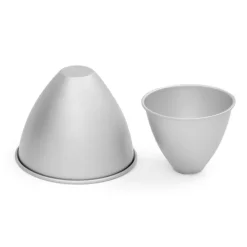 Molde de aluminio anodizado cono para tarta muñeca 14,5 cm - Decora
