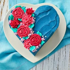 Molde de aluminio anodizado Corazón 20 cm - Decora