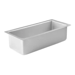 Molde de aluminio anodizado profesional rectangular para pan 25 x 10 x 7,5 cm - Decora