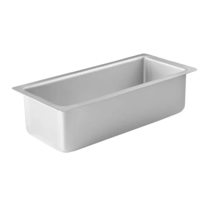 Molde de aluminio anodizado profesional rectangular para pan 25 x 10 x 7,5 cm - Decora