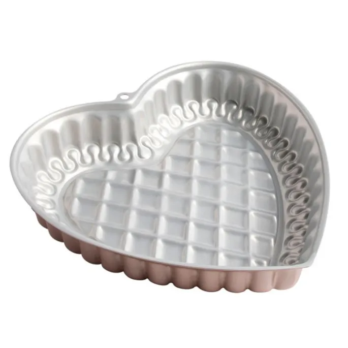 Molde de aluminio corazón acolchado - Nordic Ware