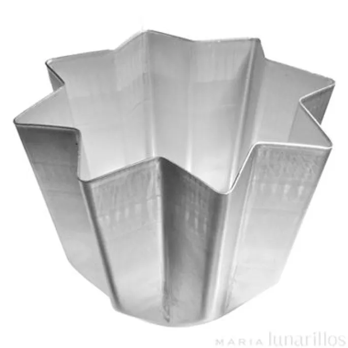 Molde de aluminio para pandoro 1 kg - Decora