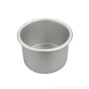 Molde de aluminio profesional redondo 10 x 7,5 cm - Decora