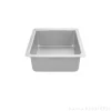 Molde de aluminio profesional cuadrado 15 x 7,5 cm - Decora