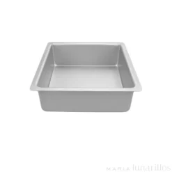 Molde de aluminio profesional cuadrado 20 x 7,5 cm - Decora