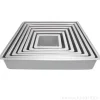 Molde de aluminio profesional cuadrado 25 x 7,5 cm - Decora