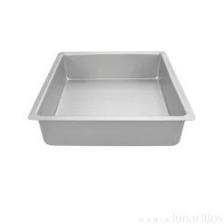 Molde de aluminio profesional cuadrado 25 x 7,5 cm - Decora