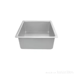 Molde de aluminio profesional cuadrado 20 x 10 cm - Decora