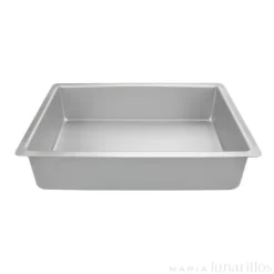 Molde de aluminio profesional rectangular 30 x 20 x 7,5 cm - Decora