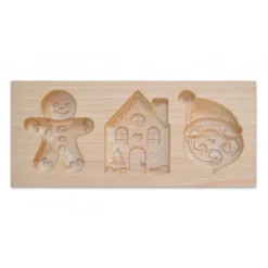 Molde de madera galletas rellenas Navidad - ScrapCooking