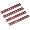 Molde de policarbonato para 4 barritas de chocolate burbujas - Martellato