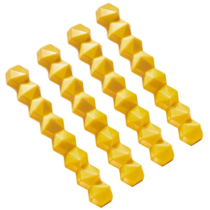 Molde de policarbonato para 4 barritas de chocolate prisma - Martellato
