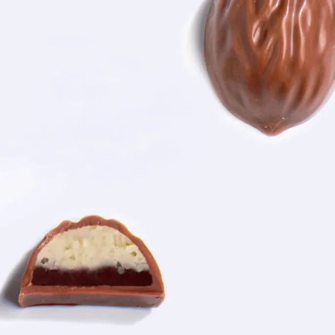 Molde de policarbonato para 18 bombones Nueces - Martellato