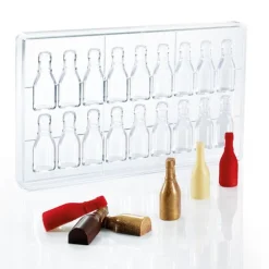 Molde de policarbonato para 18 bombones botella - Martellato