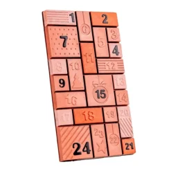 Molde de policarbonato para tableta de chocolate Calendario de Adviento - Martellato