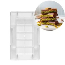 Molde de policarbonato para tableta de chocolate Dubai - Decora