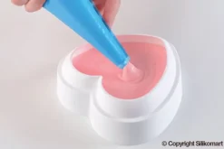 Molde de silicona Amore con cortador - Silikomart Professional