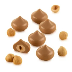 Molde de silicona bombones Kiss - Silikomart