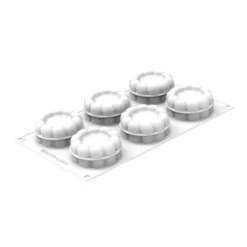 Molde de silicona Charlotte con 6 cavidades - Silikomart Professional