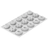 Molde de silicona Danish Cookies XS 15 galletas 4 cm - Silikomart