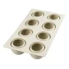 Molde de silicona Dolce Tartufo 8 cavidades - Silikomart