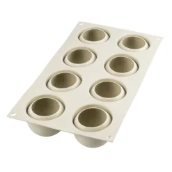 Molde de silicona Dolce Tartufo 8 cavidades - Silikomart