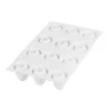 Molde de silicona Egg 30 con 12 cavidades - Silikomart Professional