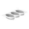 Molde de silicona Ellipse 3 cavidades - Silikomart Professional
