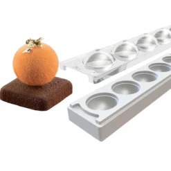 Molde de silicona Esfera 3D 5 cavidades 4,8 cm - Silikomart Professional