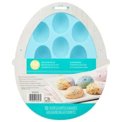 Molde de silicona 12 huevos de Pascua - Wilton
