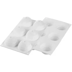 Molde de silicona Montblanc 105 con 6 cavidades - Silikomart Professional