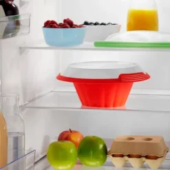 Molde de silicona para flan con plato desmontable de cerámica 18 cm - Lékué