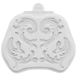 Molde de silicona para fondant Cenefas Rococó - Katy Sue Designs