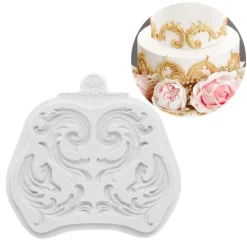 Molde de silicona para fondant Cenefas Rococó - Katy Sue Designs