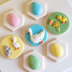 Molde de silicona para fondant Huevos de Pascua - Katy Sue Designs