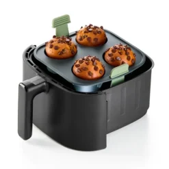 Molde de silicona para freidora de aire 4 muffins - Lékué