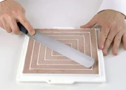 Molde de silicona para rellenos cuadrados - Silikomart Professional