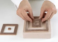 Molde de silicona para rellenos cuadrados - Silikomart Professional